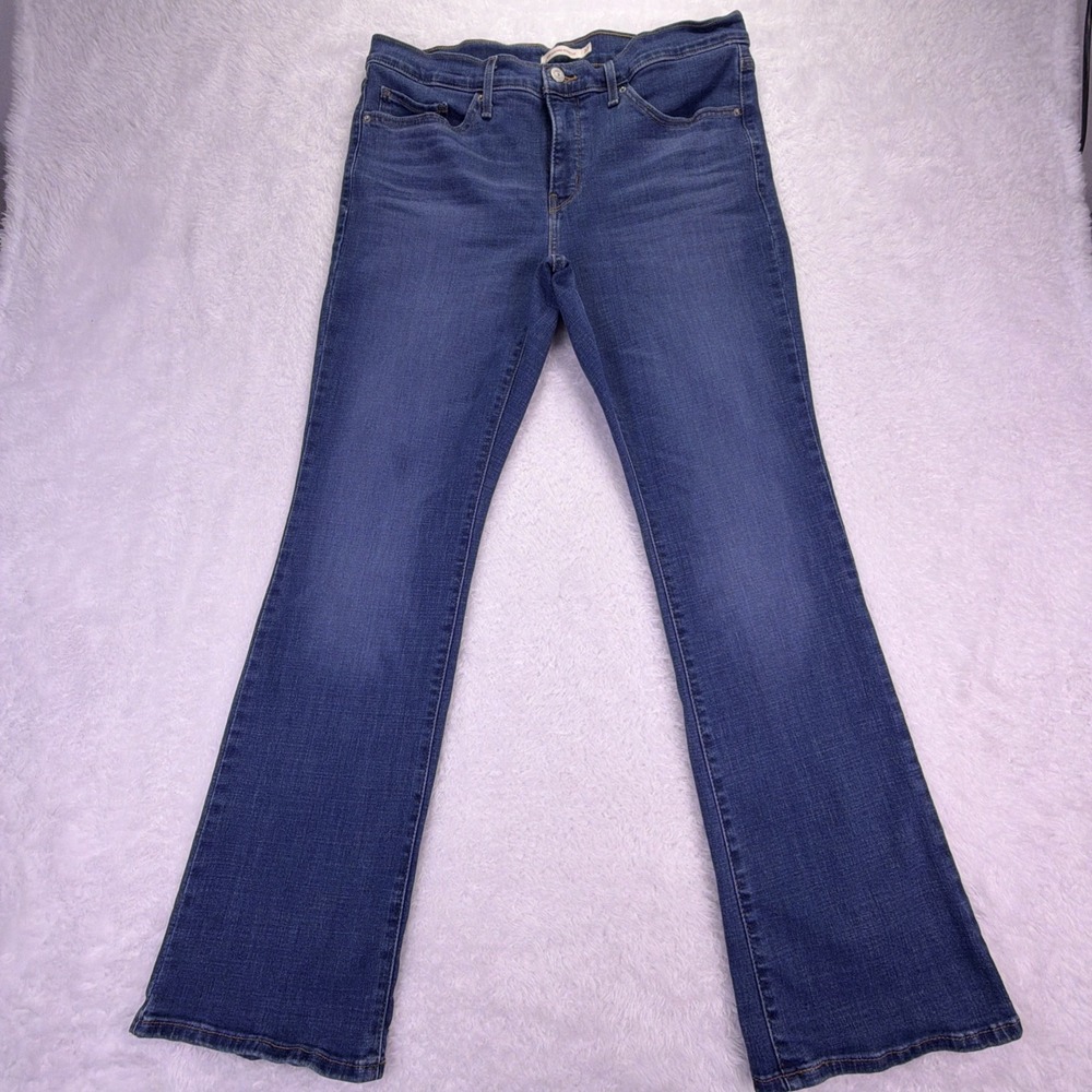Levi's 315 Shaping Bootcut Jeans Women's 32 Dark Wash Stretch (34x31)